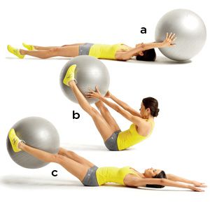 Stability Ball V-Pass yoga bóng